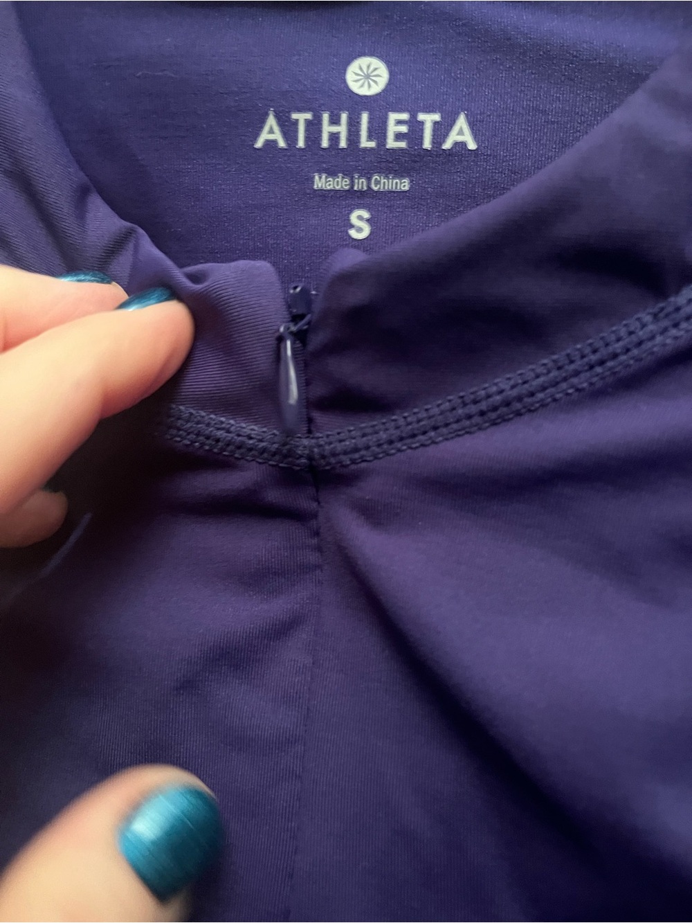 Athleta Tidal Ruched Rash Guard Cover Up - Small - Picture 5 of 8